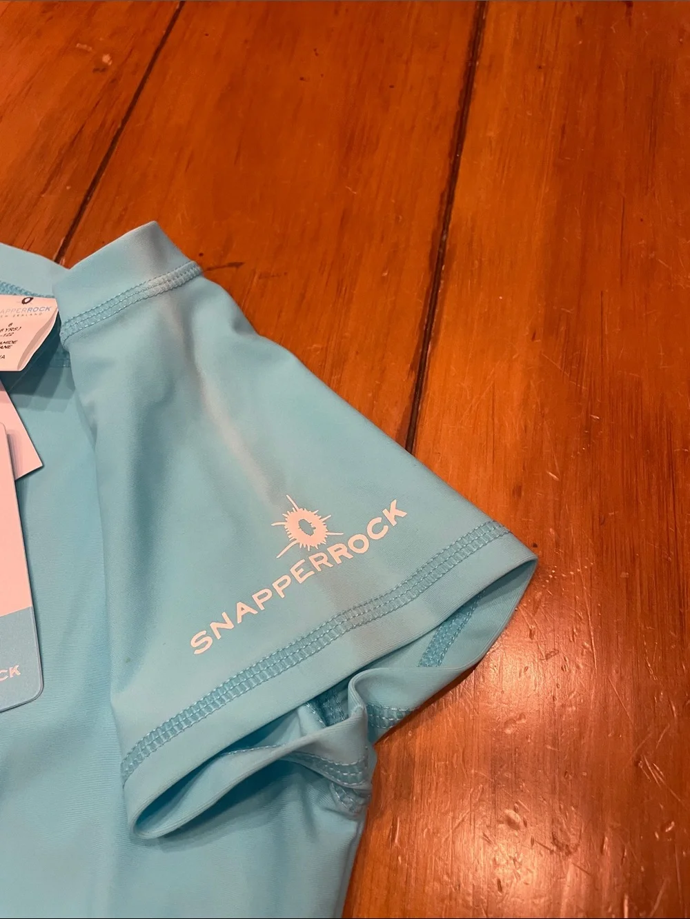 Snapper Rock Light Blue Kids Rash Guard Swim Coverup